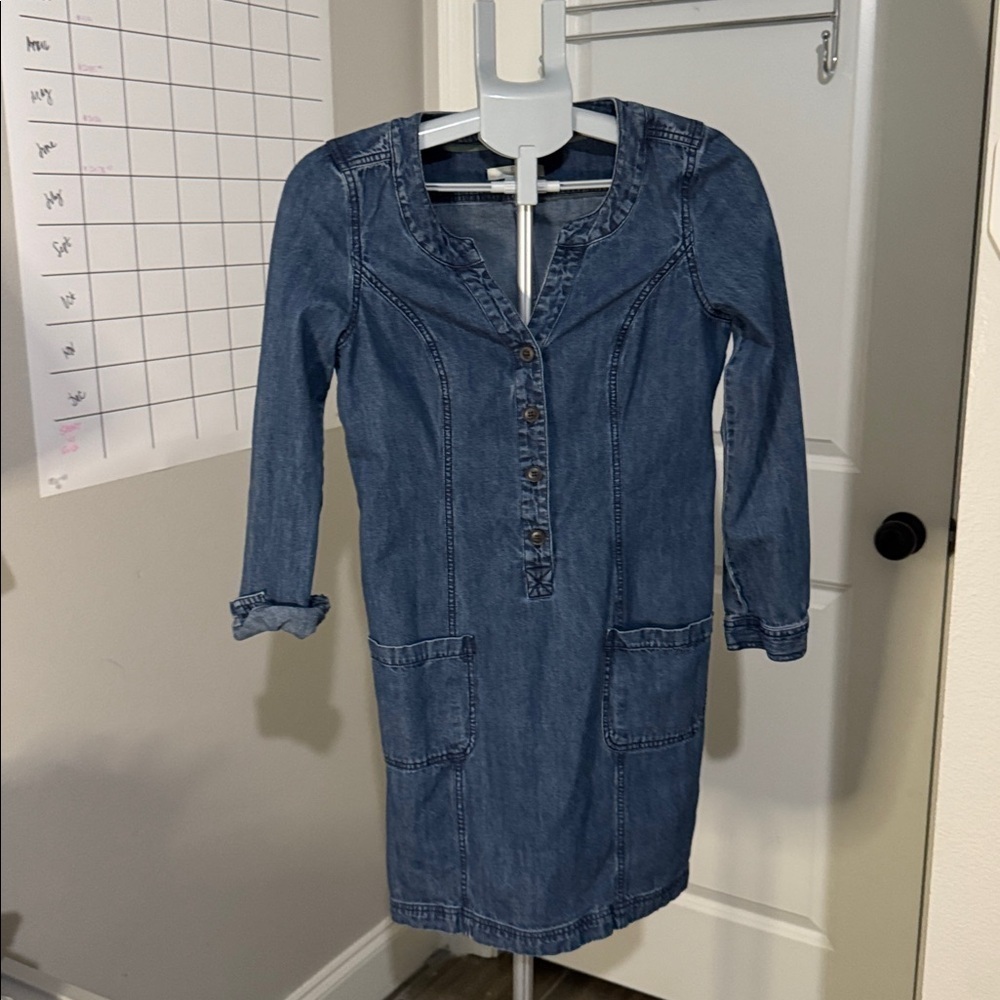 Boden Chambray denim dress